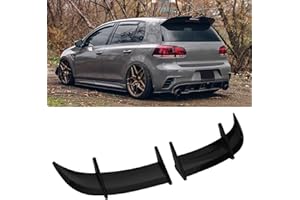 BANAPOY Spoiler Posteriore, Spoiler per Bagagliaio Posteriore per Auto Stile AK, Ala per Coperchio dello Spoiler Posteriore con Riduzione della Pressione ABS Compatibile con i Modelli (Nero lucido)
