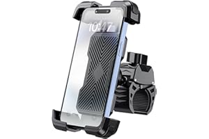 Grefay Uchwyt do Telefonu na Rower Uniwersalny Motocyklowy Uchwyt na Telefon dla Roweru Drogowego MTB Skutera z 360 Obrotów dla 4.7-7.2 Cala Smartfona