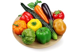 Lorigun 10 pezzi/set di verdure artificiali simulazione verdure decorazione cucina decorazione per la casa realistica verdure finte Decor set foto puntelli