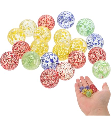 2 Billes PEPITES En Verre 35mm - Collection Big Ones - Bleu Boulard - Jeu/Collection