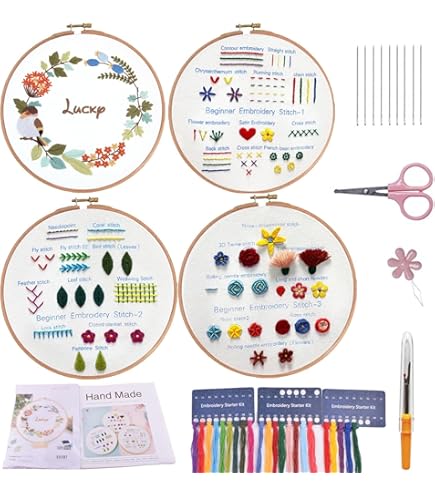 Kit punto croce stampato per principianti, gufo 11 ct, gamma completa di kit per principianti fai da te per bambini, adulti, famiglia, regalo di Natale, 45 x 50 cm