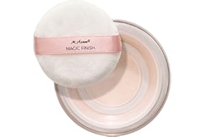 ‎M. ASAM M. Asam Magic Finish Setting Powder Final Touch Bare Skin (15g) - Perfektionierendes Loses Puder Für Perfektes Make Up, Mit Hyaluron, Schwerelose Textur