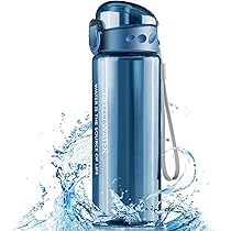 Gourde Sport AORIN 500ml - Sans BPA, Anti-fuite, Couvercle Flip