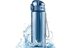 Uootach Butelka na napoje, 780 ml, sportowa butelka na napoje, bisfenol A, szczelna butelka na wodę, z otwieraniem, do uprawiania sportu, studia fitness, jazdy na rowerze, szkoły, biura, na kemping