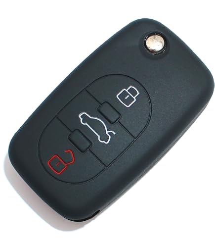 EMSea Telecomando Auto 2 Pezzi 3 Pulsanti 433 MHz – Compatibile Con Ford Transit MK6 (2000-2006), Connect Van (2002-2007), Maverick, Nero - 2