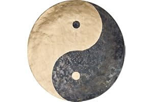 Meinl Sonic Energy Gong a vento da 24 pollici con battitore, Yin Yang - per terapia di guarigione del suono, meditazione e yoga - lega di bronzo, garanzia di 2 anni, (WGYY24)