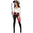amscan Women's Women Pirate Blouse Costume, 1 Pc. Women Pirate Blouse Costume, 1 Pc.