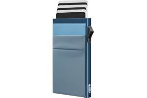 YESIIW Plånbok herr, liten plånbok, smal plånbok för män, minimalistisk plånbok, RFID-skydd, korthållare, popup-plånbok, smal
