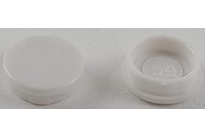 Schneider Electric Gumsco Ultimate Slimline Screw Cap Covers, White Moulded