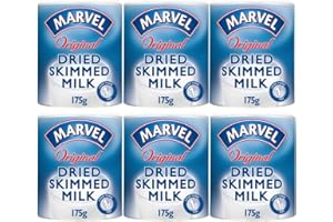 HAMPERLY GIFTS Skimmed Milk Bundle Consisting of Marvel Original Dried Skimmed Milk 175g (6 Pack)