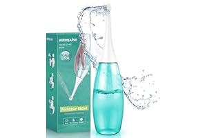DASGUTES Podusche Portable Bidet Po Dusche - Popodusche 450Ml Vaginaldusche Mit Aufbewahrungstasche Peri Bottle Bidetlity Intim Dusche Wochenbett Grün Tragbarers (grün)