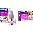 FELIWAY Classic 30 day Refill comforts cats, helps solve behavioural issues and stress/anxiety & Classic 30 day starter kit. Diffuser and Refill. Comforts cats
