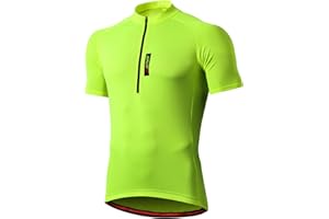 FEIXIANG Maillot Cyclisme Homme, Manche Courte Tenue Maillot T-Shirt Cycliste Respirant Séchage Rapid Vélo