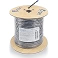 Oren CAT7 Outdoor Ethernet Cable 100m - Direct Burial - 23 AWG Pure Copper Wire - 900 MHz Bandwidth S/FTP Internet LAN Network Cable, Halogen Free, Non-Corrosive – 10GbE High Speed