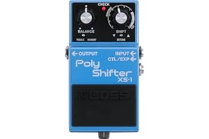 BOSS XS-1 Poly Shifter | Compact Speed Shift Pedal | Premium Quality | Guitar/Bass Tone Change to 7 Semitones or 3 Octaves | Natural Feel & Response |