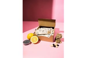 ‎KORO KoRo - Bio Oat Bar Lemon Poppy Seed 60 g - Zitronig-nussiger Geschmack - Mit Cashews und getrockneten Sauerkirschen - Glutenfrei und vegan