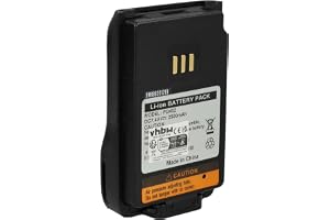 vhbw Batteri ersättning för Hytera BL1502, BL1504, BL2010, BL2020, BL2020-EX för radio, walkie talkie (2500 mAh, 7,2 V, litiumjon)