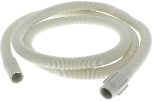 DEKAROX 2,28 m avloppsslang avloppsslang 22/24 mm Ø för bubbelpool Bauknecht Ignis 481253029113 för tvättmaskin diskmaskin