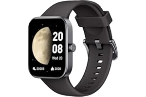 ASWEE Smartwatch, 1,85'' Schermo Orologio Smartwatch Uomo Donna con Chiamata e Risposta Vivavoce, Smart Watch con Contapassi, Cardiofrequenzimetro da Polso, 200+ modalità Sportive per Android iOS