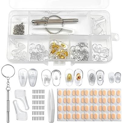 10 Pairs Nasello Con Ponte In Silicone Antiscivolo Con Naselli Morbidi Per (trasparente - Foto 9