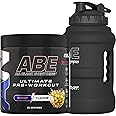 Applied Nutrition Bundle ABE Pre Workout 375g + JUG 2.5 LT Matt Black | All Black Everything Pre Workout Powder, Energy & Physical Performance with Creatine, Beta Alanine (Energy Flavour)