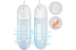 Niaazi Electric Shoe Dryer - Portable Boot Dryer,Shoe and Boot Warmer with Timer Safe and Fire Resistant Footwear Dryer Shoe Dehumidifier Shoe and Boot Heater for Gloves Ski Boots Socks in Rainy Days