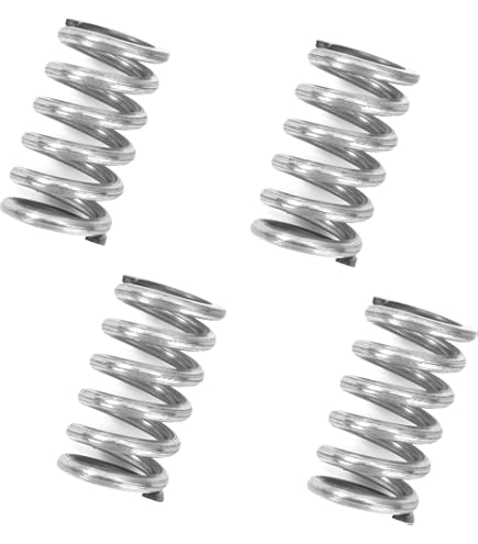 Ressorts De Compression Acier Inoxydable 304 - Lot De 4, Fil 2,2mm, Intérieur 16mm, Longueur 90mm - Force 9,45 Kg