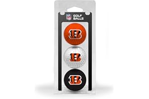 Team Golf NFL Regulation Size Golf Balls, 3 Pack, Full Color Durable Team Imprint
