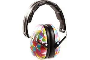 Banz Kidz Ear Defenders - Auriculares con almohadillas de protección acústica para niños de 2 años o mayores Geo
