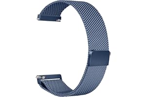 Zoye Mesh Watch Strap Metal- Quick Release Smart Watch Straps for Men Women,18mm 19mm 20mm 22mm Stainless Steel Milanses Smart Watch Bracelet Ladies Replacement, smart watch wristband