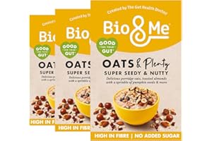 Bio&Me: Super Seedy & Nutty Porridge 3-Pack (3 x 400g) / Vegan, No Added Sugar, Gut Loving