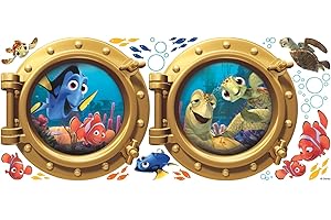 RoomMates Pegatinas de Pared Buscando Ojo de Buey, Vinilo, Nemo Giant