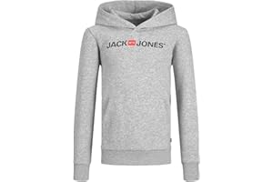 JACK & JONES Jjecorp Old Logo Sweat Hood Noos Jnr Felpa con Cappuccio Bambini e Ragazzi