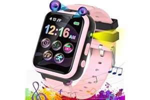 YEDASAH Orologio Smartwatch Bambini con 24 Giochi,2*Fotocamere Contapassi Calorico Musica,Smartwatch per Bambini con Torcia Registratore Sveglia,Regalo di Compleanno per Ragazzi e Ragazze età 3-12