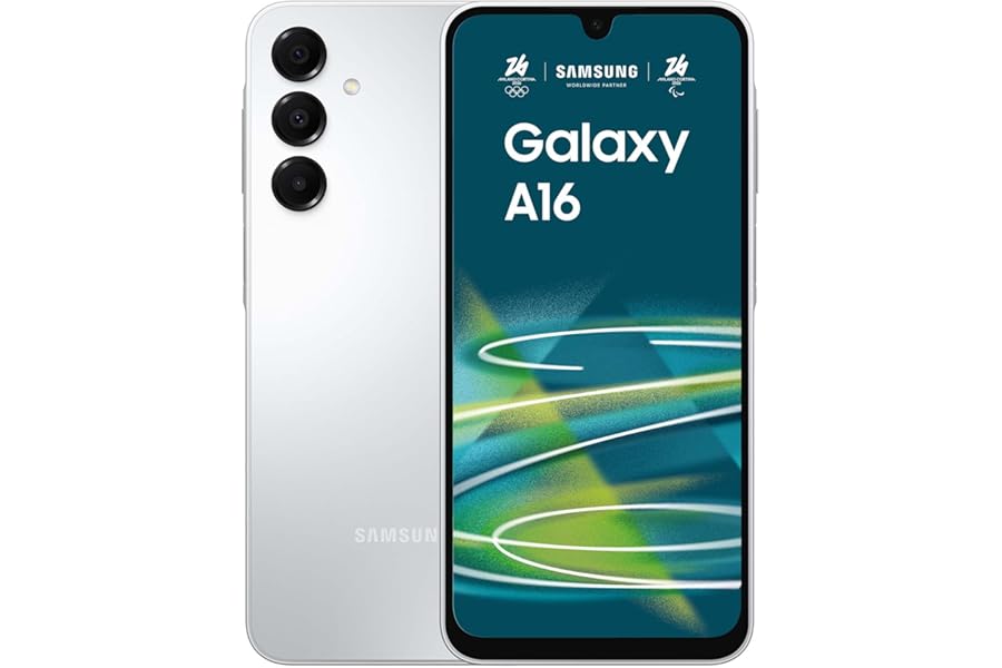 Samsung Galaxy A16, 3 Year Manufacturer's Warranty, Android 14, Super AMOLED Display 6.7" FHD+, 4GB RAM, 128GB, 5,000 mAh Battery, IP54, Expandable Memory, Gray4.6 out of 5 stars495€119.00