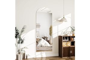 Koonmi Specchio continuo in acrilico, 165 x 60 cm, contenitore, angoli arrotondati, senza cornice, monoblocco, vetro anti-esplosione, adatto per molte pareti dietro porte