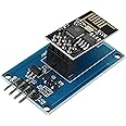 Jopto ESP8266 ESP-01 Wi-Fi Wireless Transceiver Serial Adapter Module Board 3.3V 5V ESP01 ESP-01 Adapter with ESP-01 Board Compatible with Arduino
