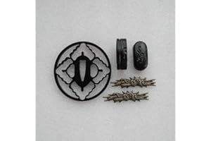 BOHIHYU Tsuba Fuchi Kashira Menuki Iron 01-10