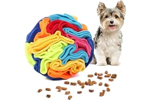 VichiPan Snuffle Ball for Dogs, Interactive Dog Toys Snuffle Mat Foraging Mat Dog Puzzle Toy, Dog Snuffle Puppy Treat Dispenser for Training Stress Relief Small Medium Dogs Pets (M)