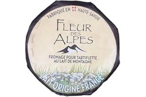 GREAT BRITISH TRADING LIMITED Reblochon Style Fleur Des Alpes for Tartiflette Pasteurised French Cheese 1 x 440g from GREAT BRITISH TRADING