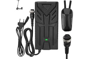 HPGAAVD 54,6V 2A ładowarka do skutera elektrycznego do Hitway H5/H5 Pro, UrbanGlide E-Cross Pro, 48 V ładowarka do Kugoo M4/M4 Pro, szybkie ładowanie do Smartgyro Speedway+2L wodoodporna torba