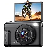 4K Digital Compact Photo Camera: 64MP Professional Video Camera with 16X Zoom &ndash; Gift for Beginners Adults &ndash; Cheap Vlog Camera