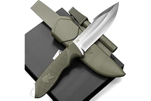 ODENWOLF Wolfgangs W-KIDS - Schnitzmesser Kinder mit Süßem Kindermesser Führerschein - Outdoor Kinder Messer Set mit Scheide und Feuerstahl - DAS Kinder Schnitzmesser für das erste große Abenteuer