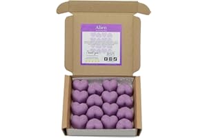 RS WELLNESS RSWellness Alien Perfume Inspired Soy Wax Melts Scented - Perfume Dupes - 16 Heart Wax Melts Gift Set - Handmade Home Fragrance - Vegan & Pet Friendly (Alien)