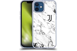 Head Case Designs Licenza Ufficiale Juventus Football Club Bianco Marmoreo Custodia in Gel [Protezione di Grado Militare] Compatibile con Apple iPhone 12 / iPhone 12 PRO E Compatibile con MagSafe
