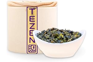 ‎TEZEN Oolong Tee „Vier Jahreszeiten“ aus Alishan, Taiwan | Hochwertiger Formosa Oolong Tee aus Taiwan | Hochland Oolong Tee 80 g