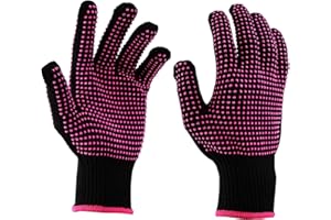 Coptiner 2PCS guanti resistenti al calore antiscivolo guanti in silicone forno a urto per gli stili dei capelli cucina multifunzionale grigliatura strumento guanto da cucina a prova di calore