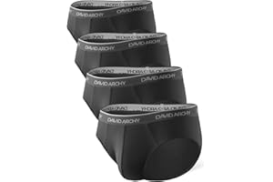 DAVID ARCHY Bokserki męskie luźne dopasowane guziki otwarte muchy bambus sztuczny jedwab bielizna