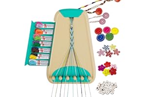 MARLRIN Freundschaftsarmbänder Selber Machen, Freundschaftsbänder Bastelset für Mädchen im Alter von 6-12 Jahren, Armbänder Selber Machen für Kinder, friendship bracelet kit Geburtstagsgeschenk (Blau)