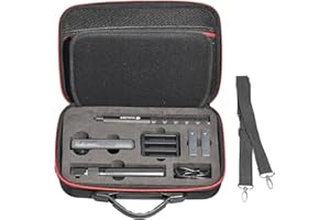 Fotoleey Futerał do Insta360 X4 z paskiem na ramię, twarda torba, Czarny, Organizer do torby